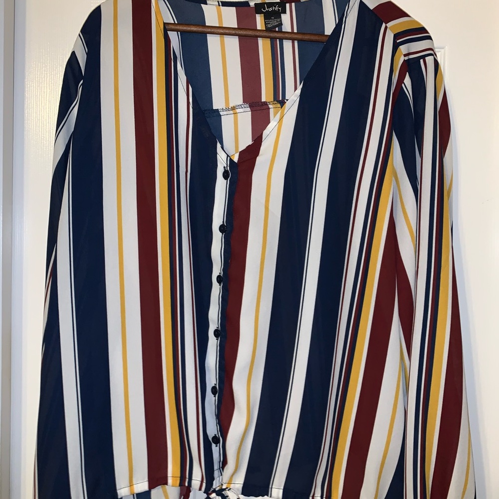 Striped Justify Blouse